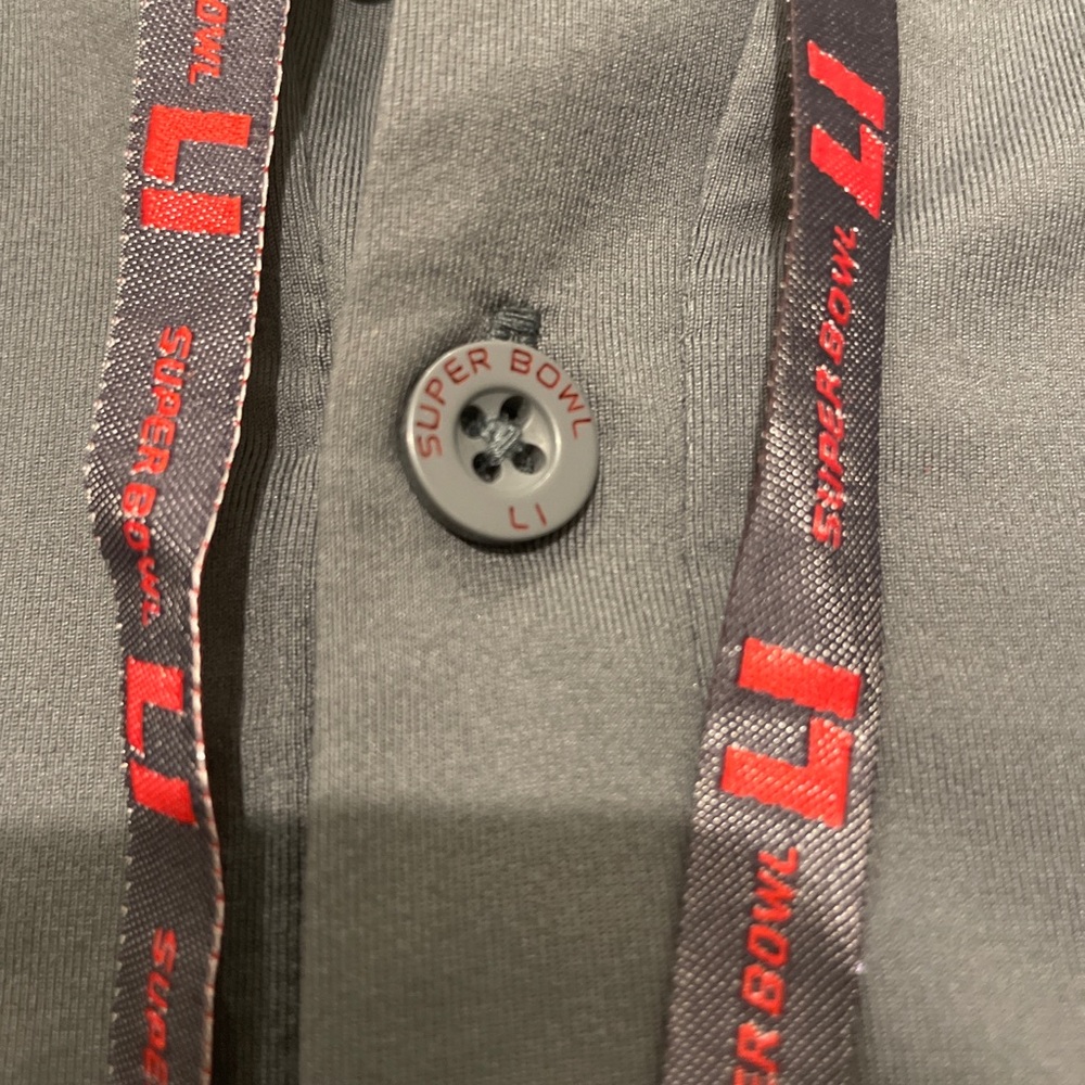 Super Bowl LI Gray Hoodie, HTX, Size Small, Patriots Vs Falcons - Picture 6 of 7